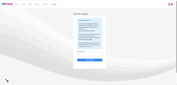 Vul uw emailadres in
